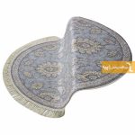 فرش بیضی طوسی طرح همایون6