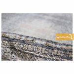 فرش بیضی طوسی طرح مراکش6