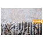 فرش بیضی طوسی طرح اورنگ7