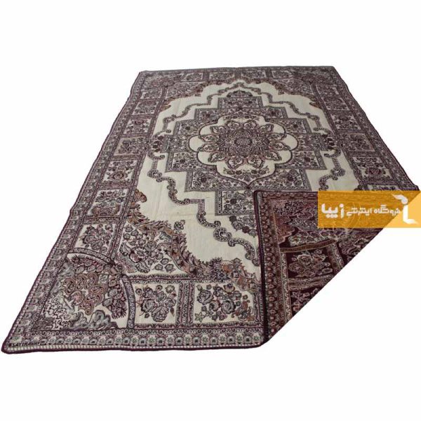 روفرشی زرشکی طرح حوض نقره10
