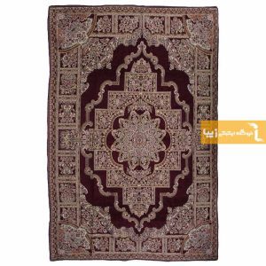 روفرشی زرشکی طرح حوض نقره6