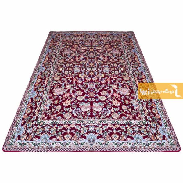روفرشی زرشکی طرح افشان3
