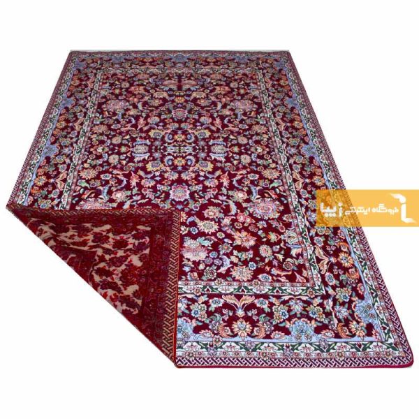 روفرشی زرشکی طرح افشان2
