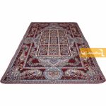 روفرشی زرشکی طرح خشتی5