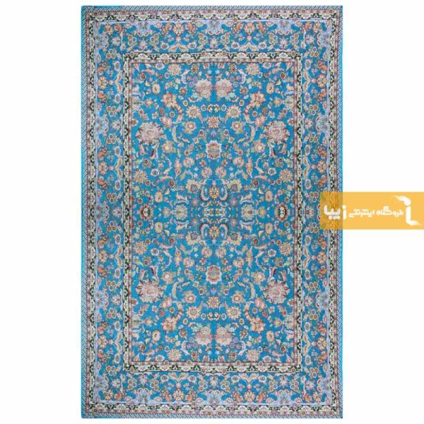 روفرشی فیروزه ای طرح افشان6
