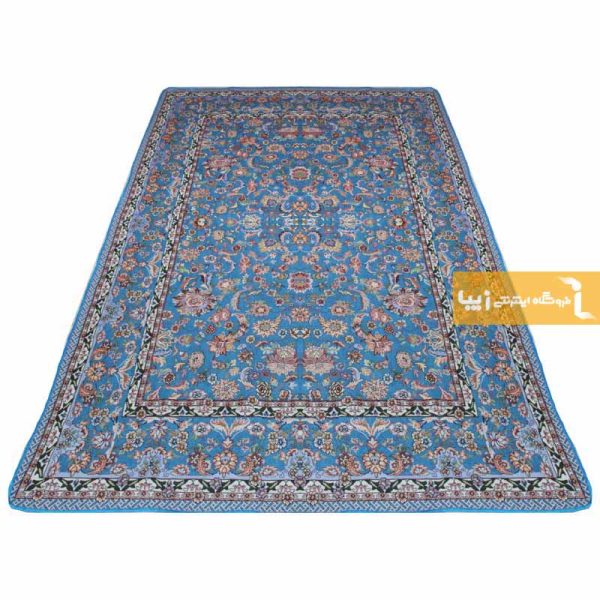 روفرشی فیروزه ای طرح افشان4