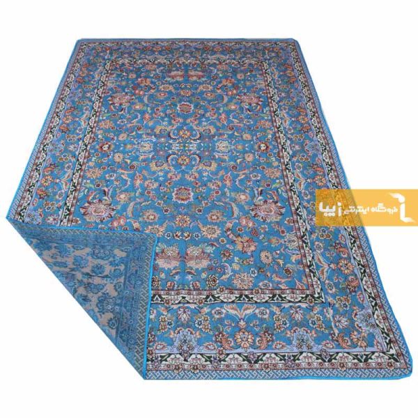 روفرشی فیروزه ای طرح افشان11