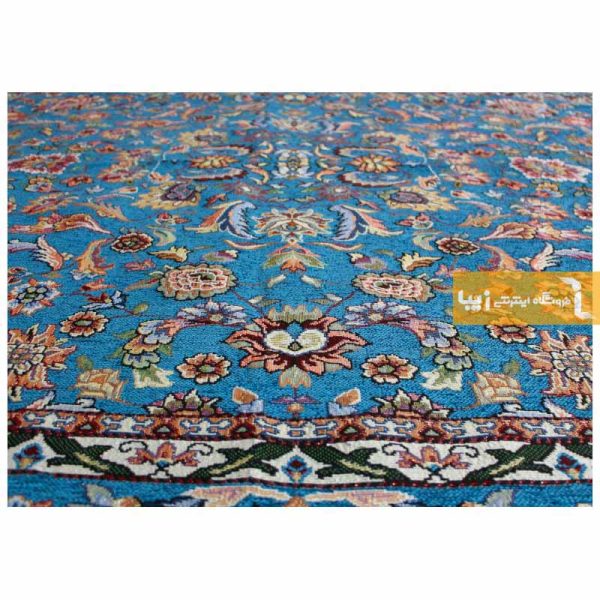 روفرشی فیروزه ای طرح افشان10