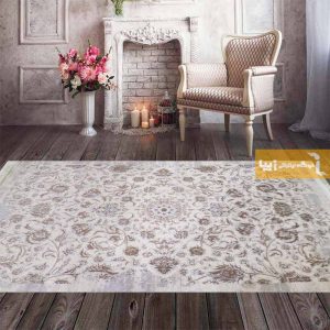 فرش کرم طرح بوستان1