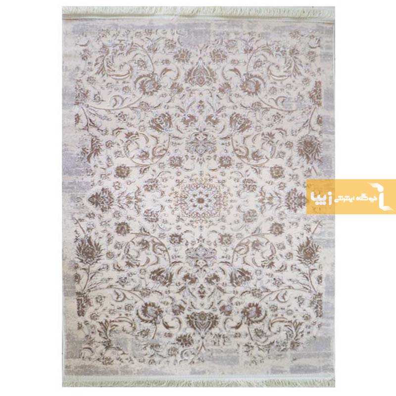 فرش کرم طرح بوستان11