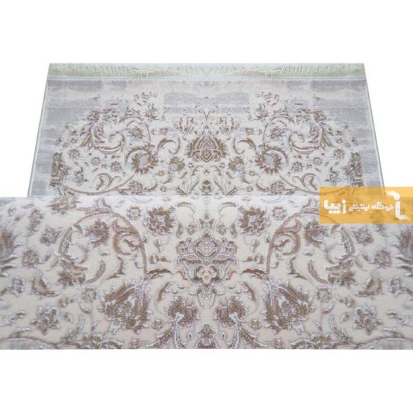 فرش کرم طرح بوستان7