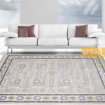 فرش کرم طرح کمند1