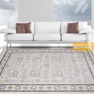 فرش کرم طرح کمند1