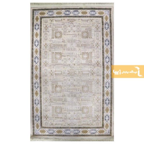 فرش کرم طرح کمند3