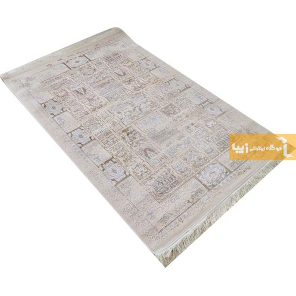 فرش کرم طرح نگار5