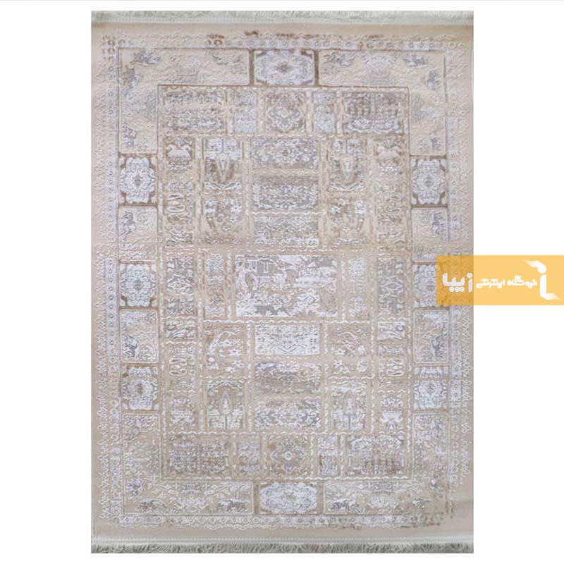 فرش کرم طرح نگار4