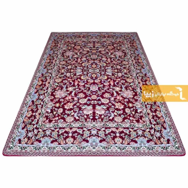 روفرشی زرشکی طرح افشان6