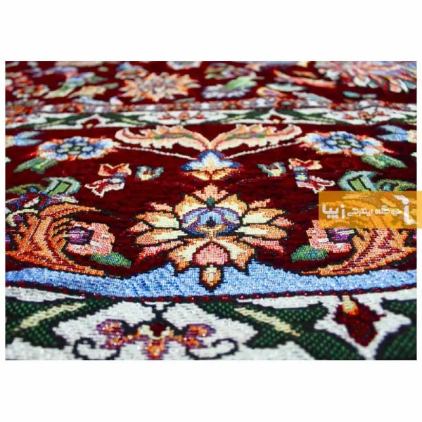روفرشی زرشکی طرح افشان11