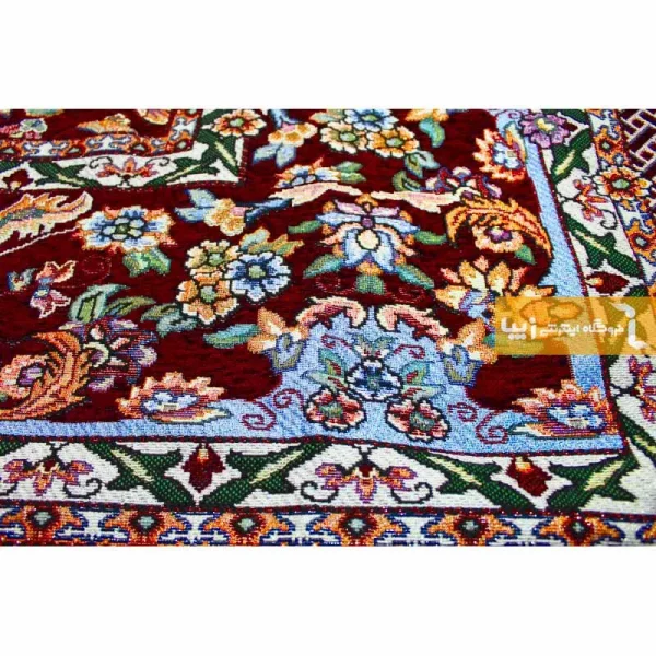 روفرشی زرشکی طرح افشان8