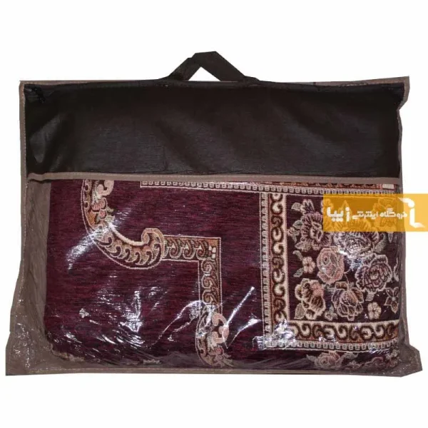 روفرشی زرشکی طرح حوض نقره1