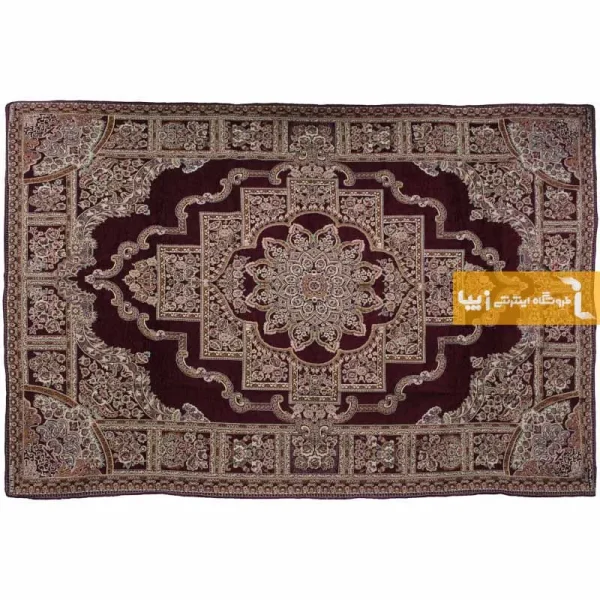 روفرشی زرشکی طرح حوض نقره9