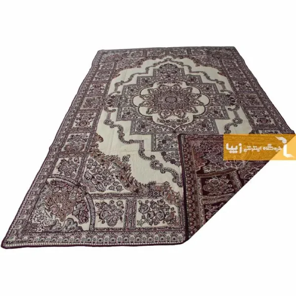 روفرشی زرشکی طرح حوض نقره8