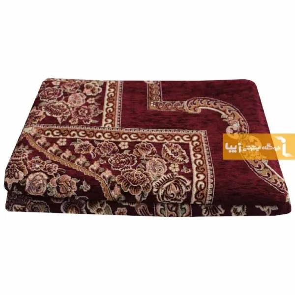 روفرشی زرشکی طرح حوض نقره6