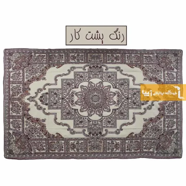 روفرشی زرشکی طرح حوض نقره5