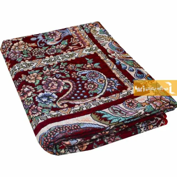 روفرشی زرشکی طرح خشتی4