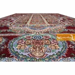 روفرشی زرشکی طرح خشتی8