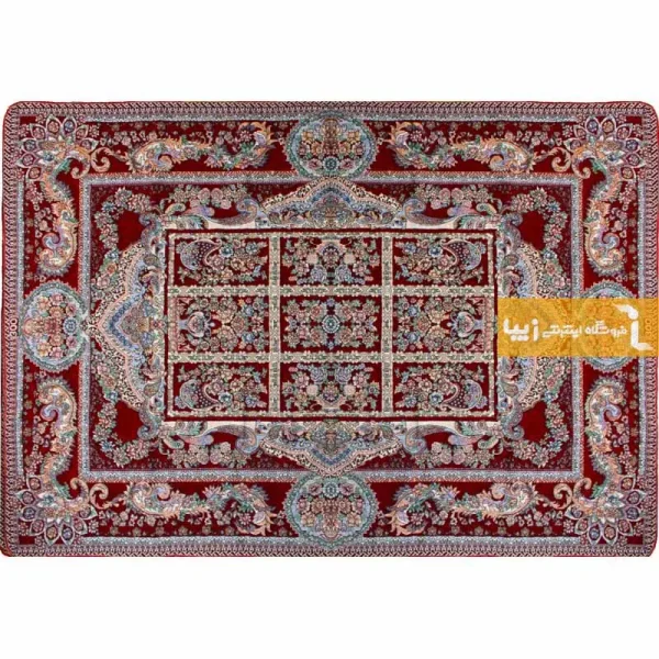 روفرشی زرشکی طرح خشتی5