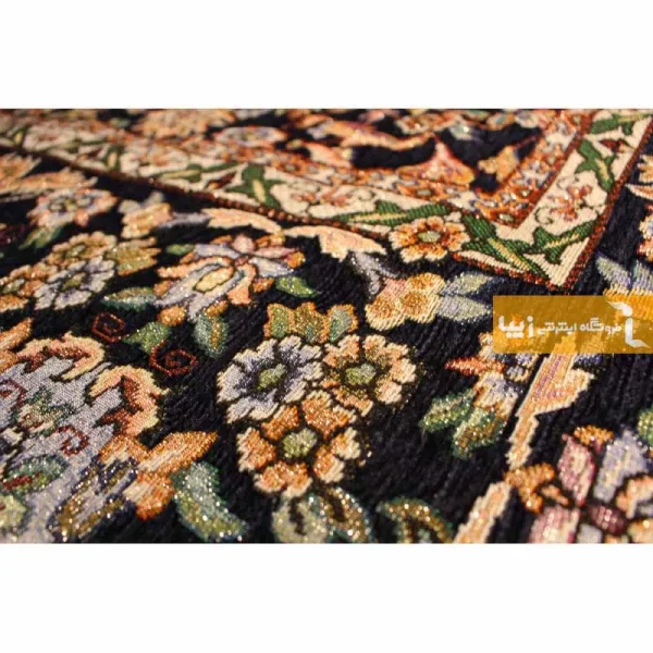 روفرشی سرمه ای طرح افشان6