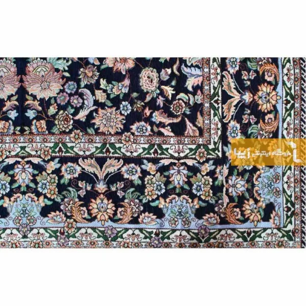 روفرشی سرمه ای طرح افشان2