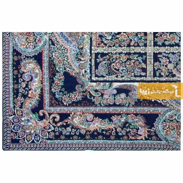 روفرشی سرمه ای طرح خشتی9