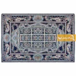 روفرشی سرمه ای طرح خشتی4