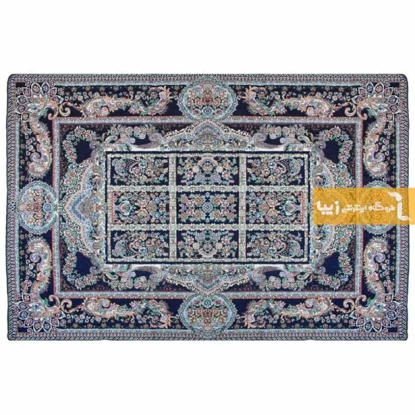 روفرشی سرمه ای طرح خشتی4