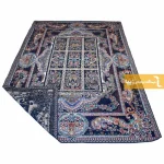 روفرشی سرمه ای طرح خشتی3