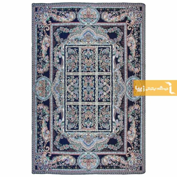 روفرشی سرمه ای طرح خشتی10