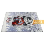 فرش کودک آبی طرح آلیس3