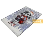 فرش کودک آبی طرح آلیس4