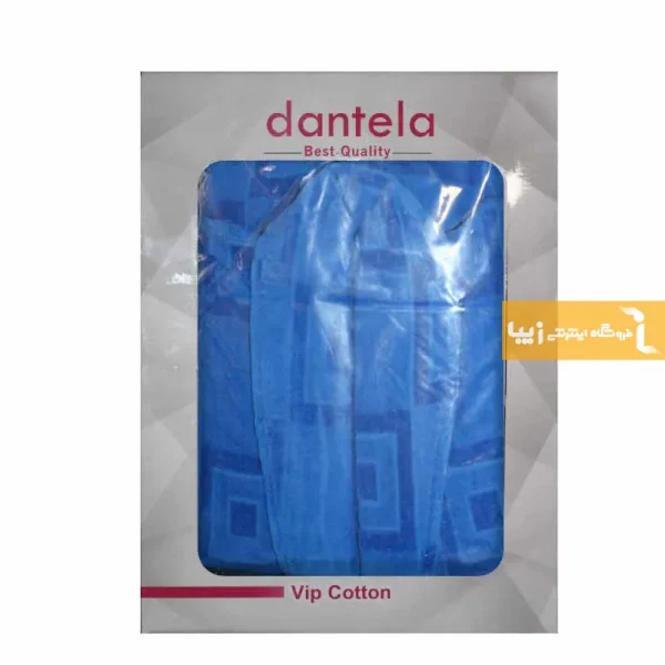 حوله تن پوش آبی کاربنی طرح کایرا1