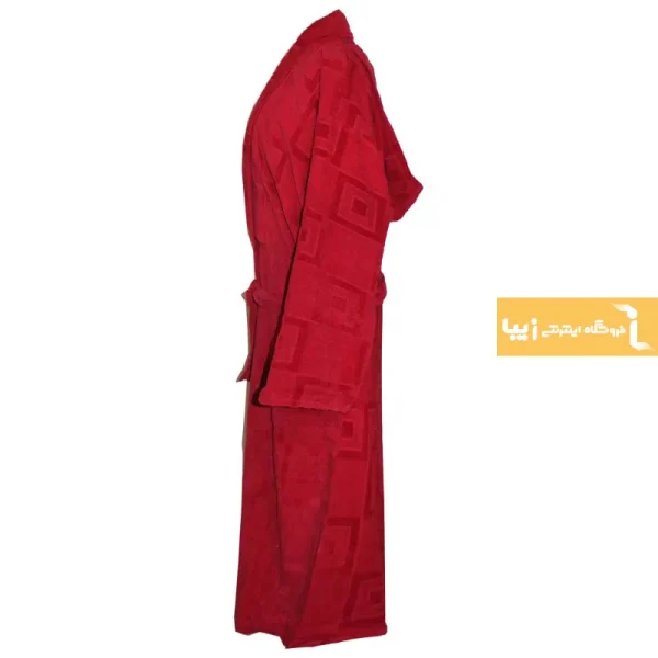 حوله تن پوش زرشکی طرح کایرا2