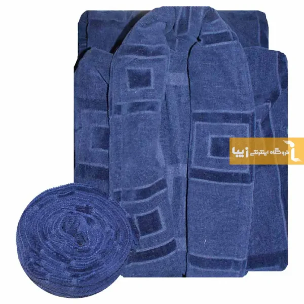 حوله تن پوش سرمه ای طرح کایرا2