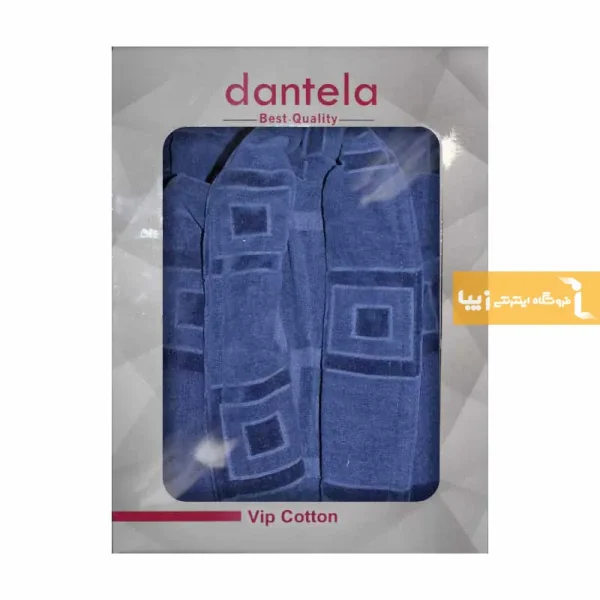 حوله تن پوش سرمه ای طرح کایرا1