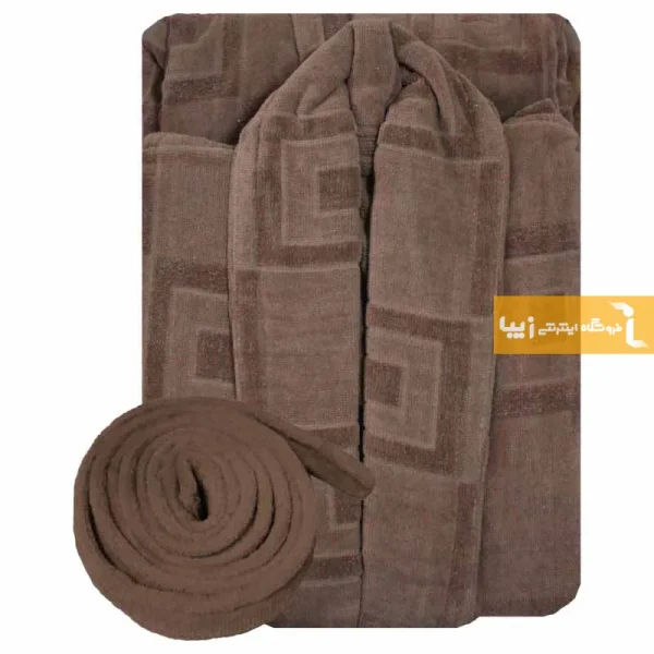حوله تن پوش قهوه ای طرح کایرا2