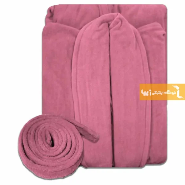 حوله تن پوش صورتی طرح دنیز3