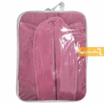 حوله تن پوش صورتی طرح دنیز1