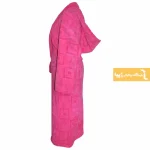 حوله تن پوش صورتی طرح کایرا2