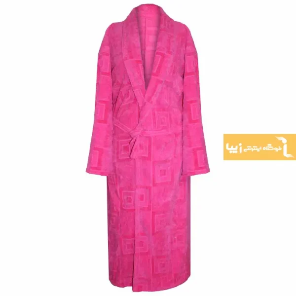 حوله تن پوش صورتی طرح کایرا3