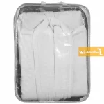 حوله تن پوش سفید طرح دنیز1